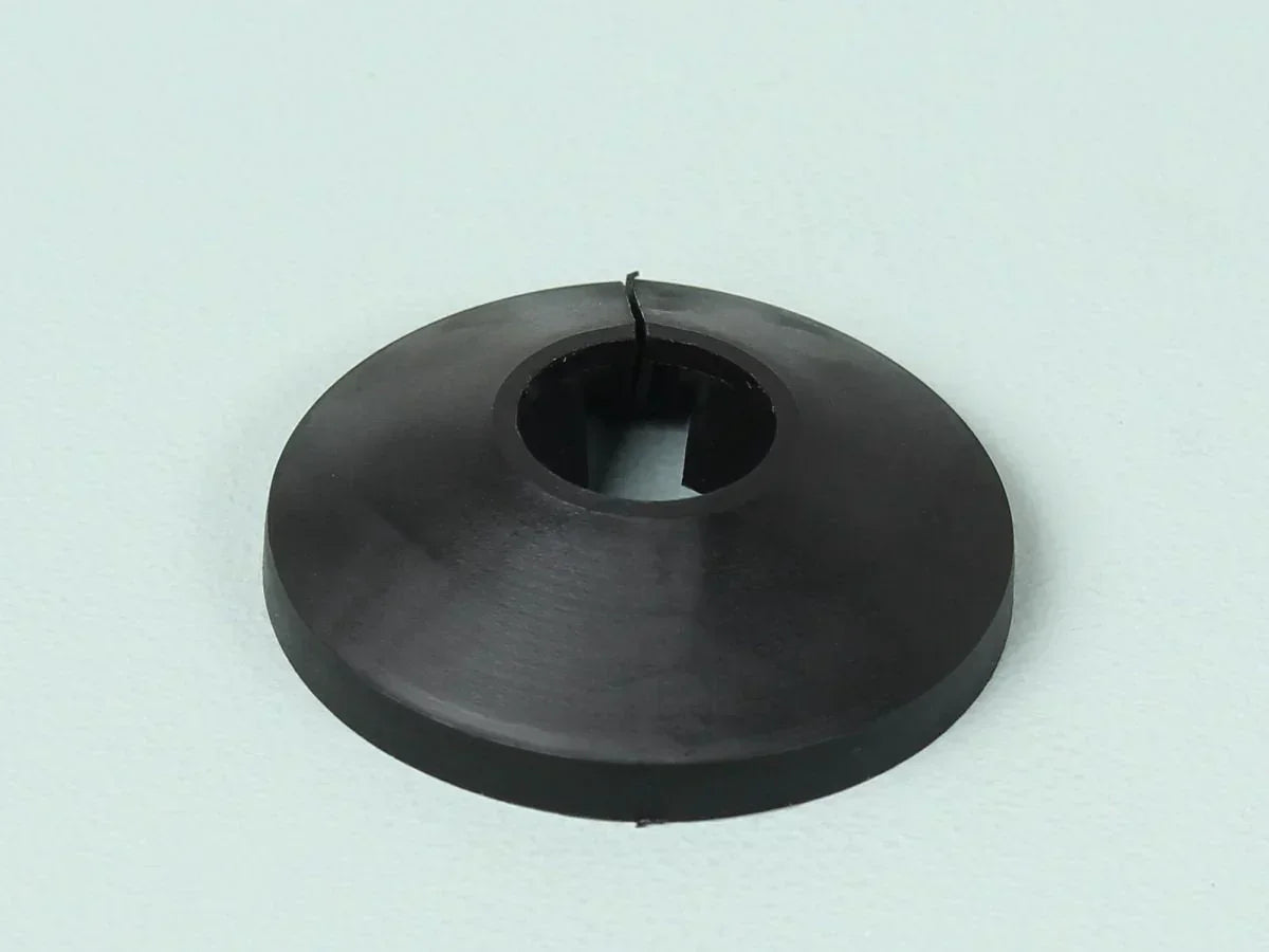 Maclean Verwarmingsbuis Rozet - Ø22mm - Zwart - Set van 2 - CV Buis Rozet