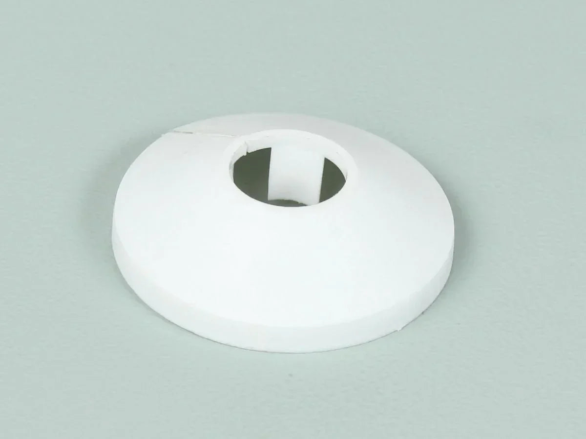 Maclean Verwarmingsbuis Rozet - Ø22mm - Wit - Set van 2 - CV Buis Rozet