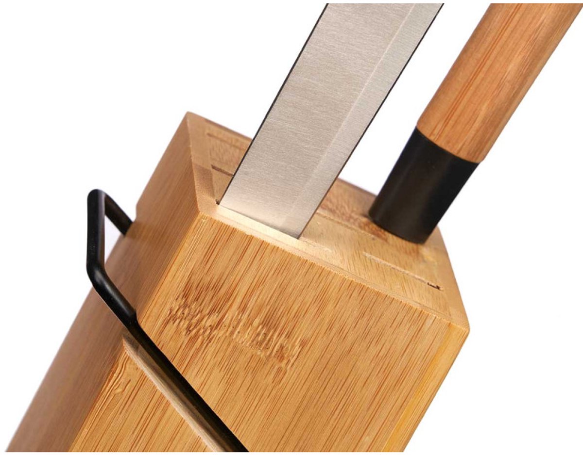 Kinvara Messerset mit Messerblock – 6-teilig – Bambus