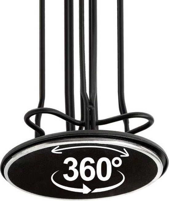 Cheffinger - Nespresso Kapselhalter - 360° drehbar - 48 Kapseln - Kapselständer - Kaffeekapselhalter - Silber