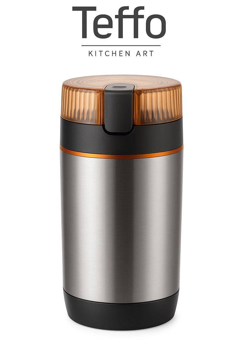 Teffo Elektrische Kaffeemühle/Kaffeemahler - 200W - Kleiner Kaffeegrinder - Bohnenmahler