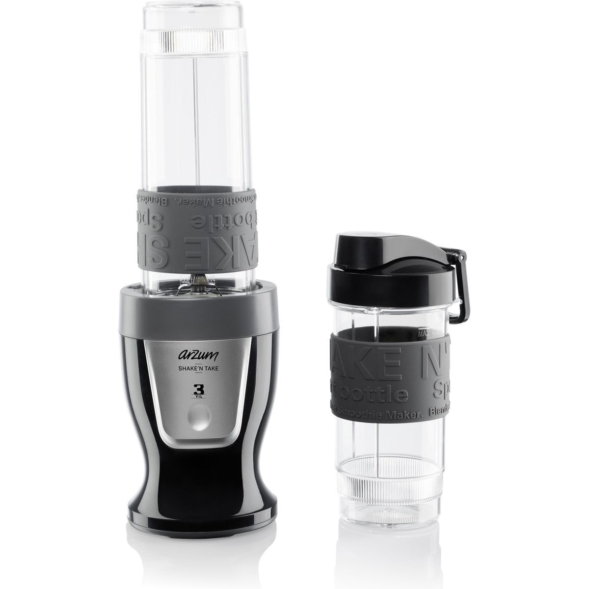 Arzum Shake'n Take Blender - Zwart - Mini Blender - 300W