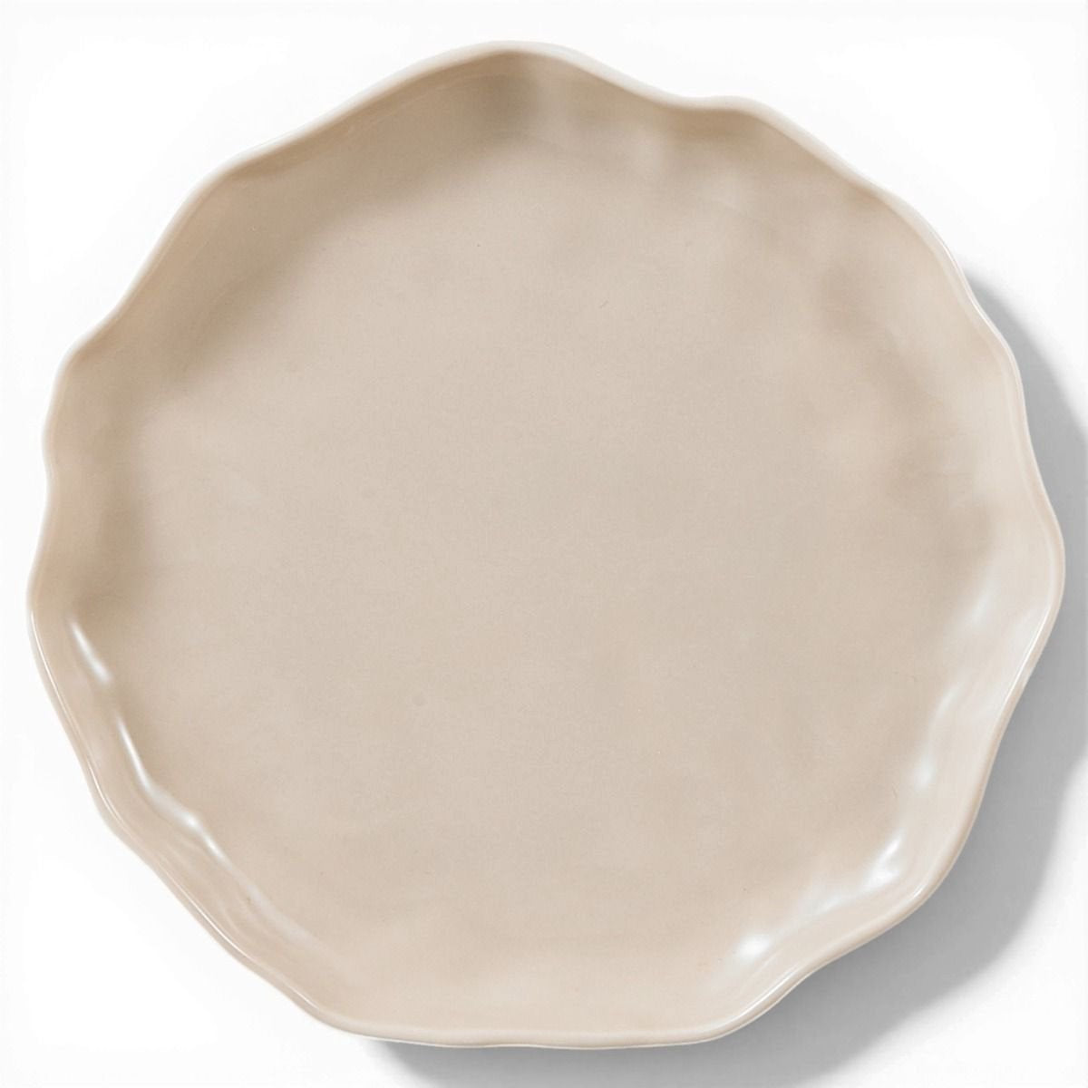 Bricard Angles - Porcelain Dinnerware Set - Dinner Set - 27-piece - 6-Person - Taupe - Japandi