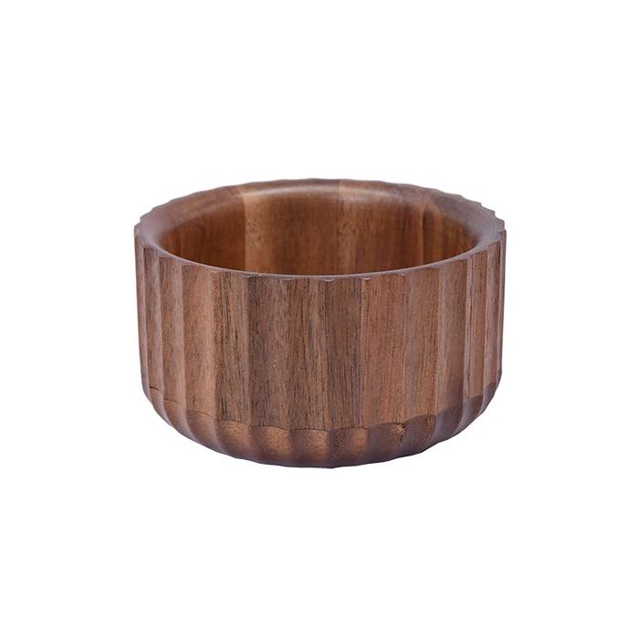Bricard Kom - Ø11 x 6 cm - Acacia Hout