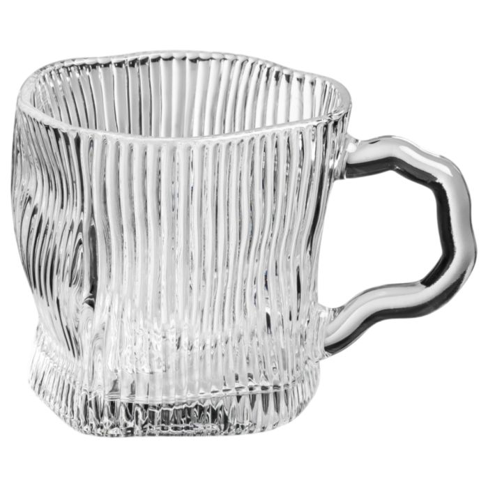 Bricard Ronda Lines Theeglazen - Set van 6 - Geribbeld Glas