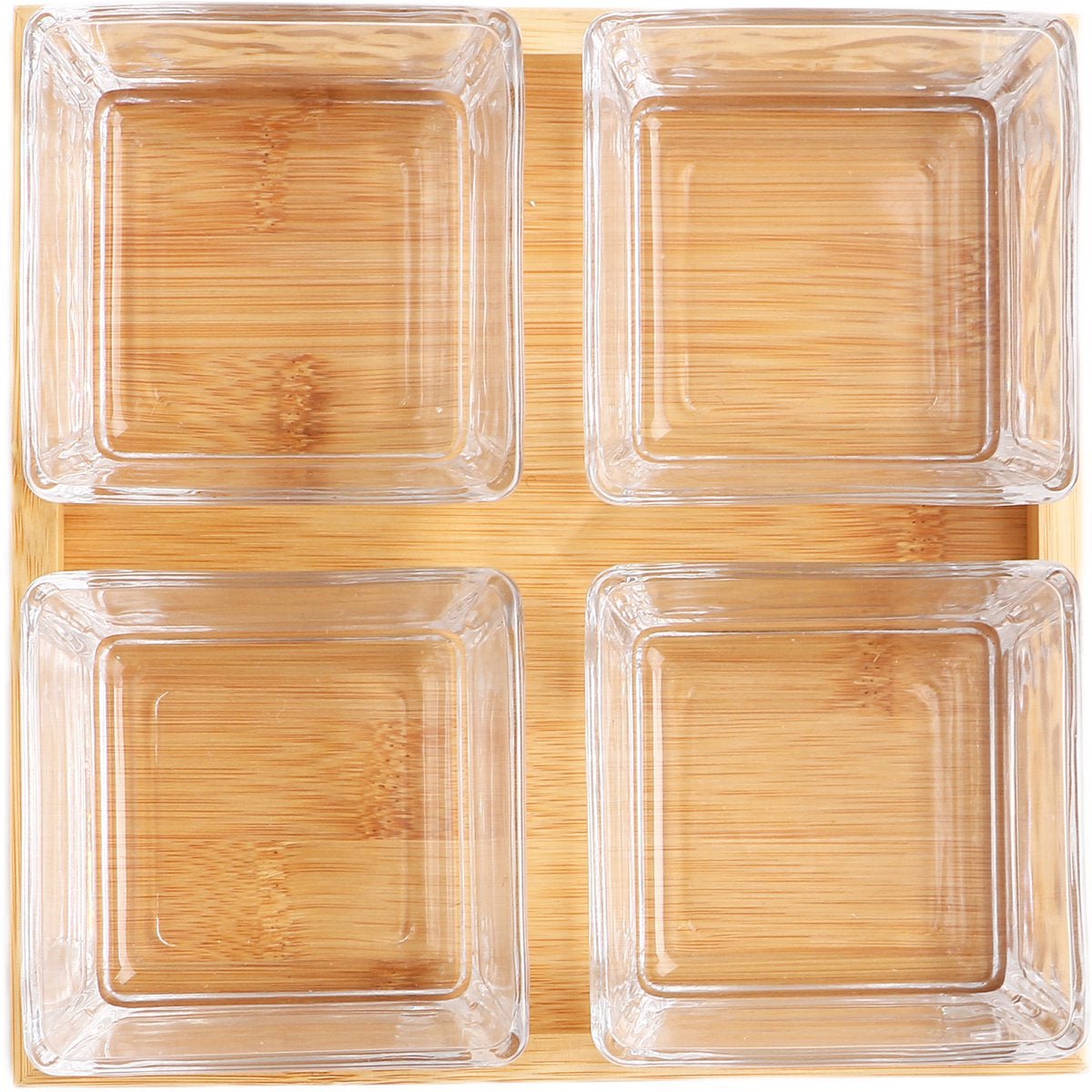 Cheffinger Snackschaal met 4 Bakjes snack- & tappasschalen productafbeelding 3