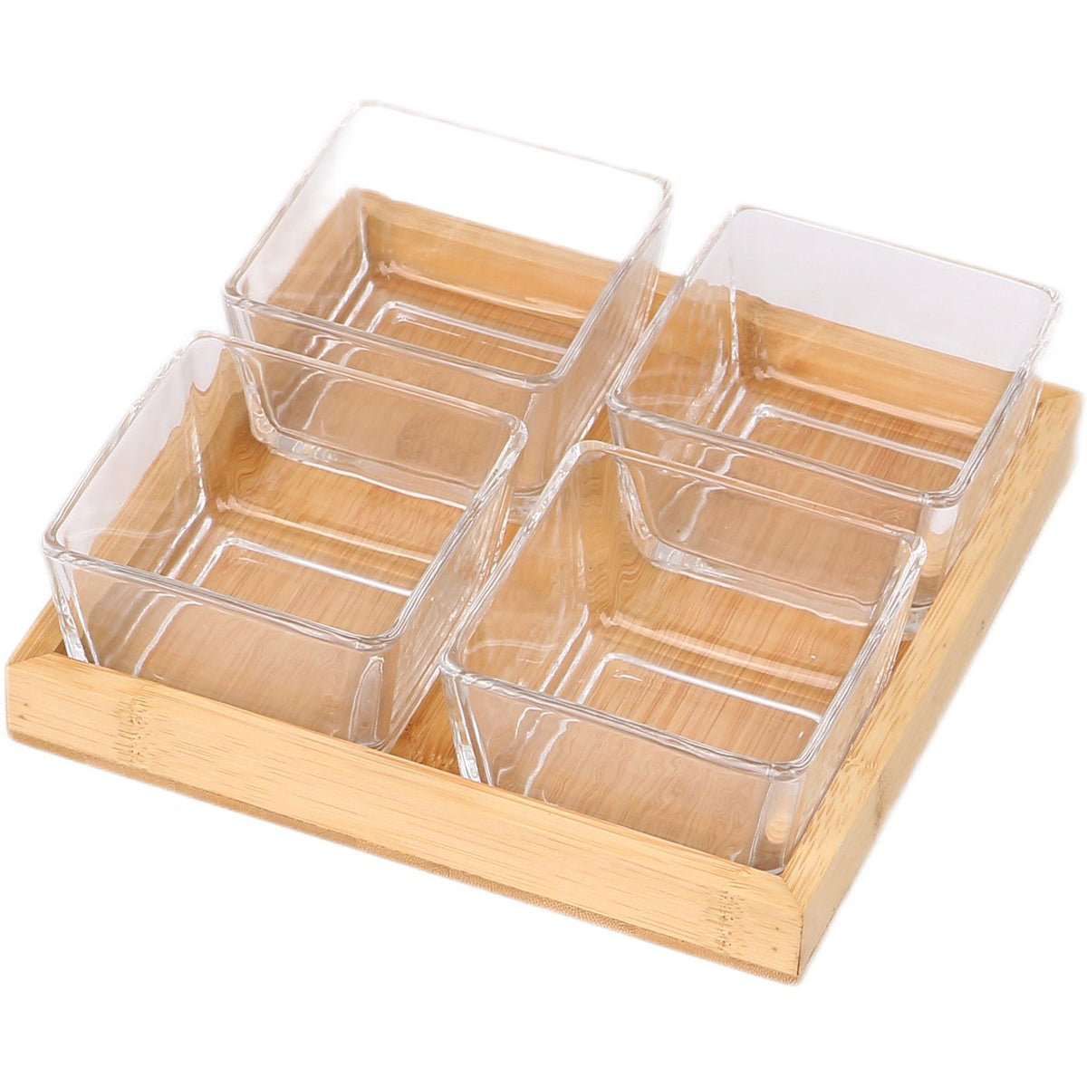 Cheffinger Snackschaal met 4 Bakjes snack- & tappasschalen productafbeelding 4