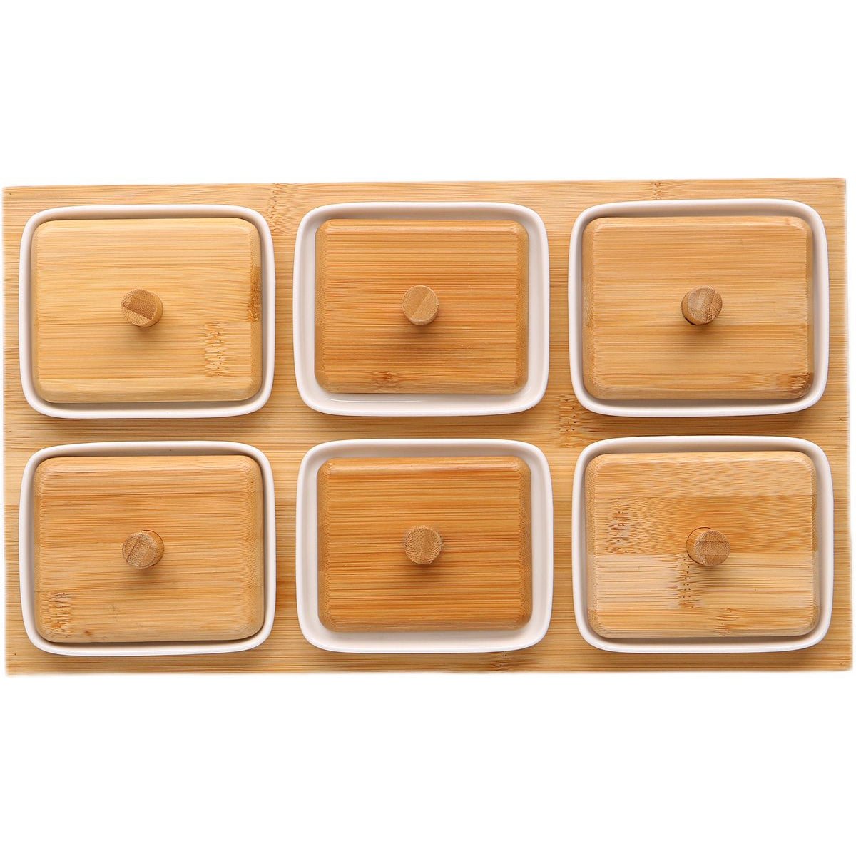 Cheffinger Snackschaal met 6 Bakjes snack- & tappasschalen productafbeelding 4
