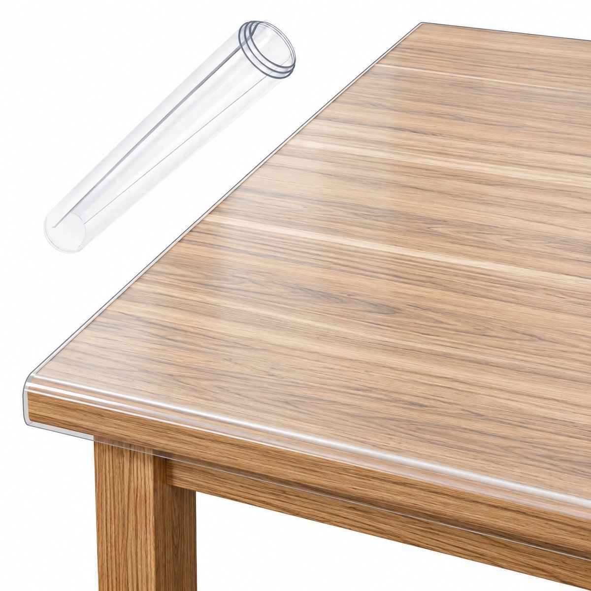 Extra Dik Transparant Tafelzeil - 80x450 cm - 3mm Dik - Waterdichte Tafelbeschermer - Gemakkelijk Schoon te Maken - Tafelkleed