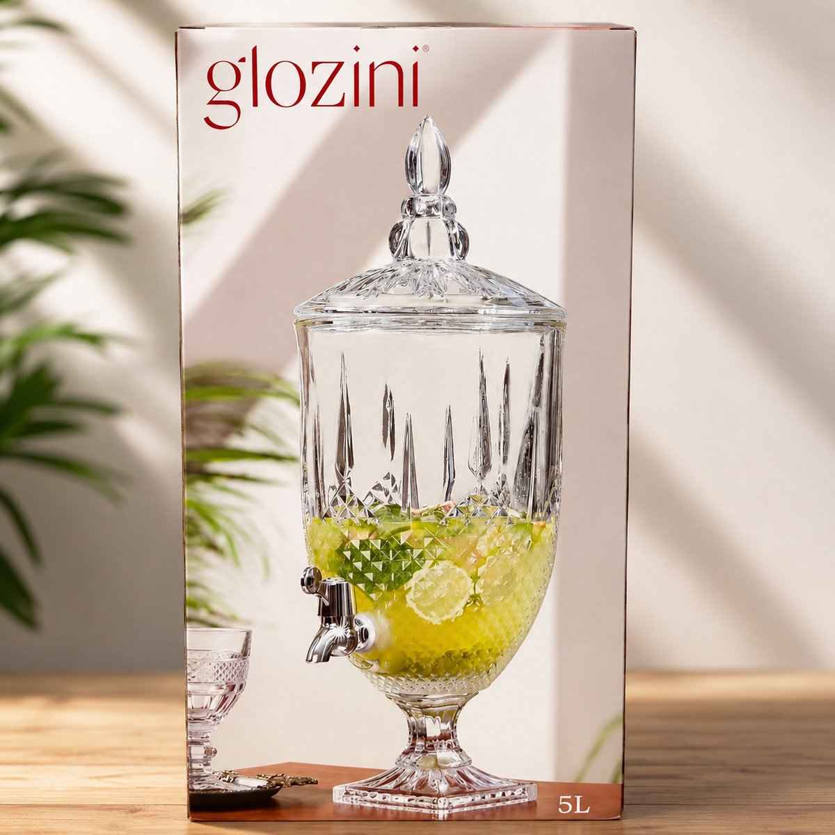 Glozini Limonadedispenser - 5 Liter Waterdispenser - Drankendispenser - Sapdispenser