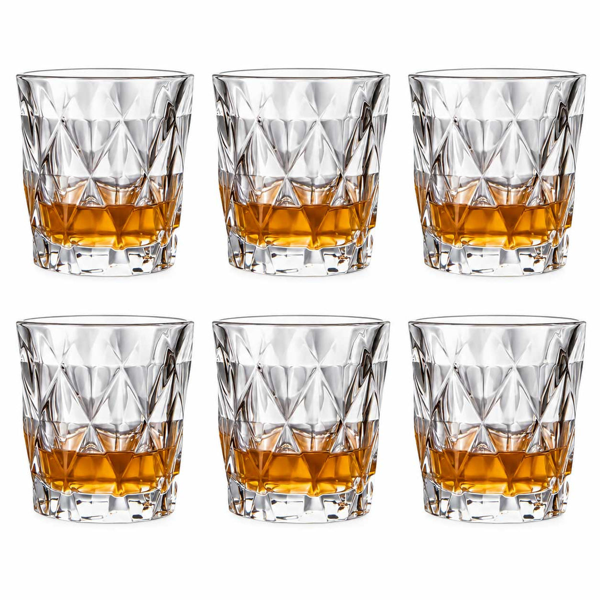 Glozini Seoul Tumbler Glazenset - 320ml - Set van 6 - Waterglas - Drinkglas