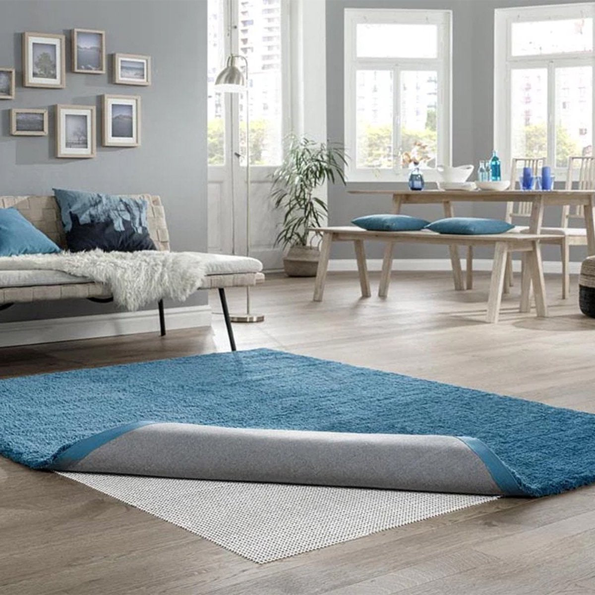 Hauskraft Antislipmat Voor Vloerkleed - 240x360 cm - Antislip tapijt - Ondertapijt - Onderkleed - Antisliponderkleden - Antislipmat onder Vloerkleed