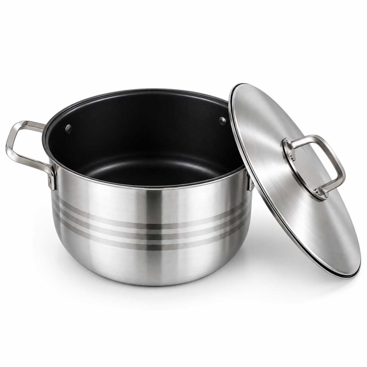 Kadirelli Kookpan met Deksel - 26cm - RVS - Inductie - PFAS-Vrij