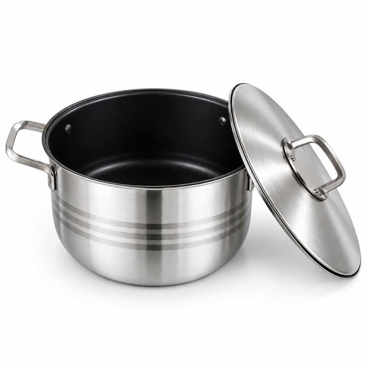 Kadirelli Kookpan met Deksel - 28cm - RVS - Inductie - PFAS-Vrij