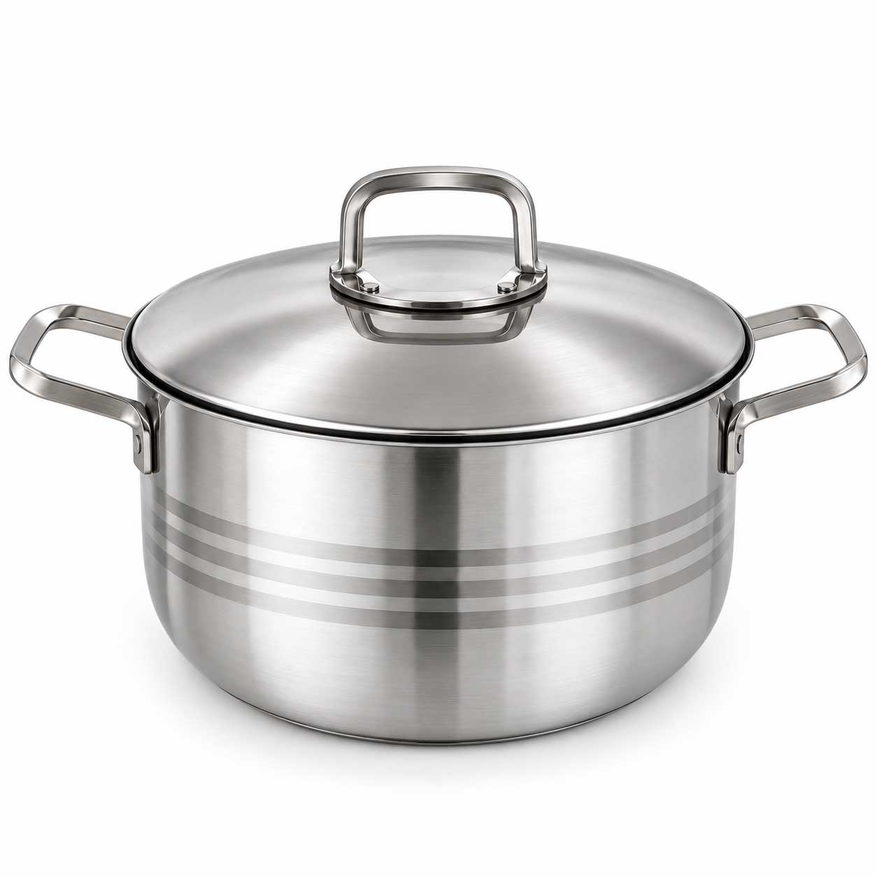 Kadirelli Kookpan met Deksel - 28cm - RVS - Inductie - PFAS-Vrij