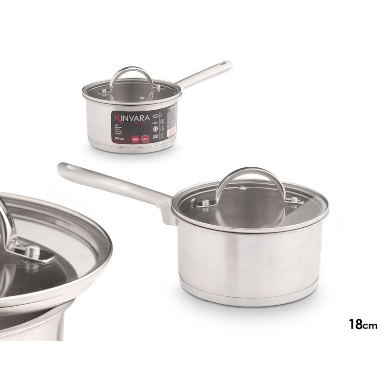 Kinvara Steelpan met Glazen Deksel steelpannen