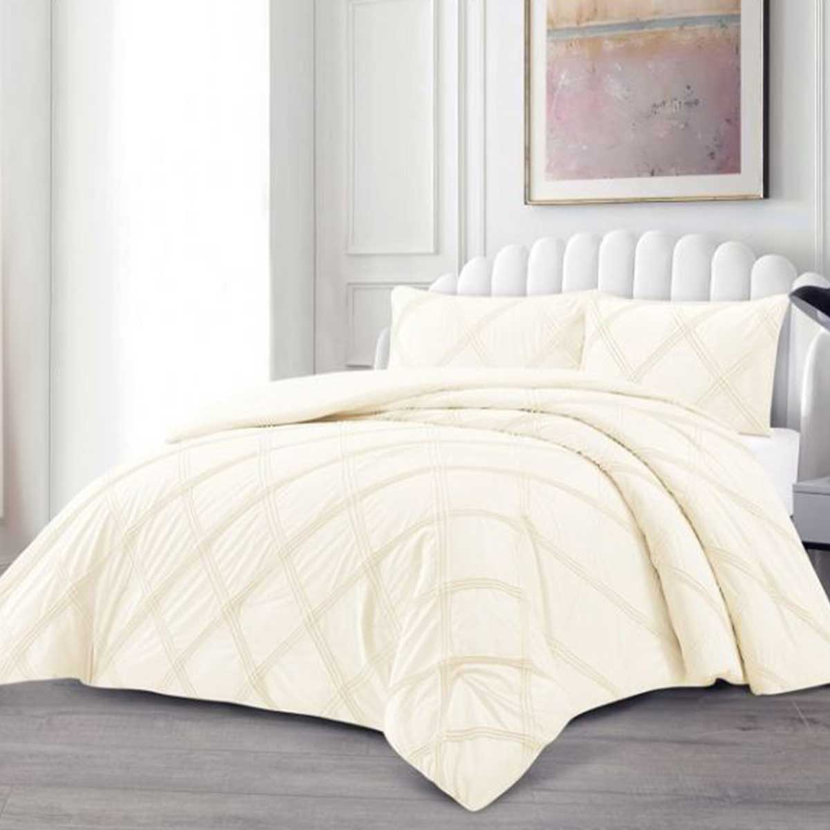 Lavella Lara Bedsprei Set 3-delig - Crème - 250x240cm