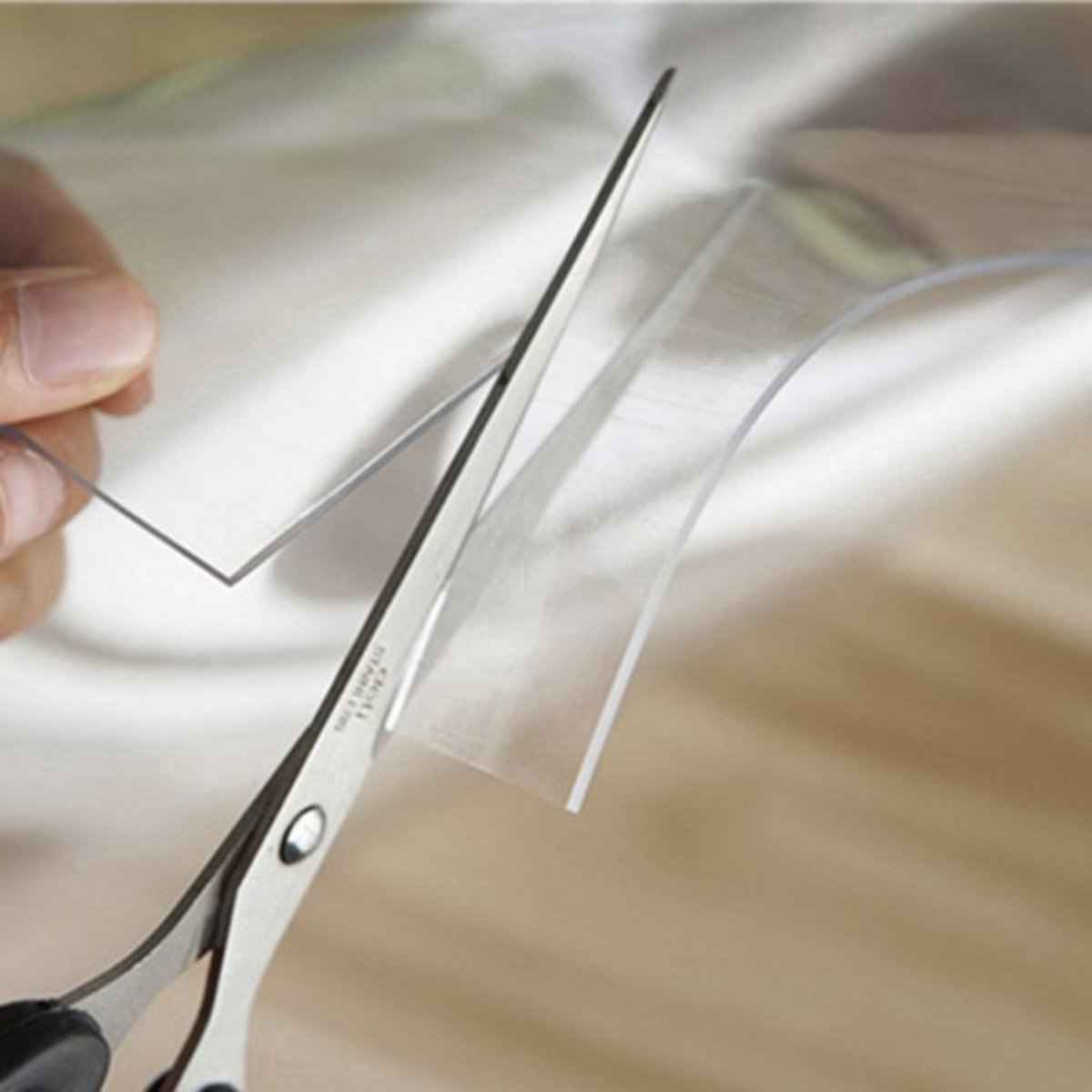 Extra Dik Transparant Tafelzeil - 90x400 cm - 3mm Dik - Waterdichte Tafelbeschermer - Gemakkelijk Schoon te Maken - Tafelkleed