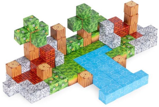 Magnetische Bouwblokken Set - 119 Delig - Magnetische Kubussen - Educatief Constructiespeelgoed voor Kinderen – foto 6
