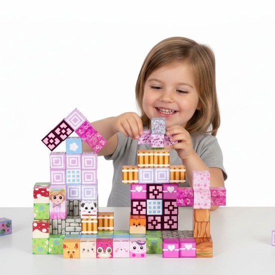 Magnetische Bouwblokken Set - 113 Delig - Magnetisch Constructiespeelgoed - Educatief Bouwspeelgoed voor Kinderen – foto 6