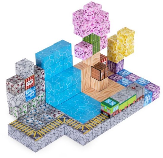 Magnetische Bouwblokken Set - 112 Delig - Magnetisch Constructiespeelgoed - Educatief Bouwspeelgoed voor Kinderen – foto 3