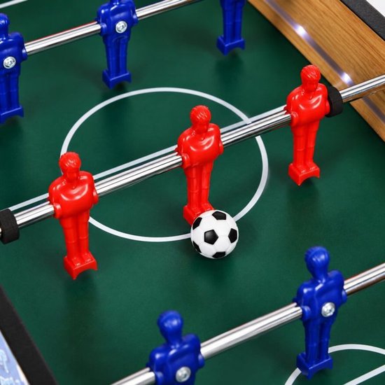 ECOTOYS Mini Tafelvoetbaltafel - 50x30 cm - Tafelvoetbalspel voor Kinderen - Compact Voetbalspel – foto 6