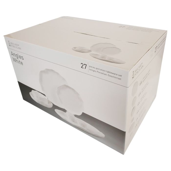Bricard Angles Serviesset Wit 27-delig Porselein – productfoto 8