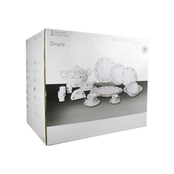 Bricard Dinard Serviesset Wit 84-delig Porselein – productfoto 3