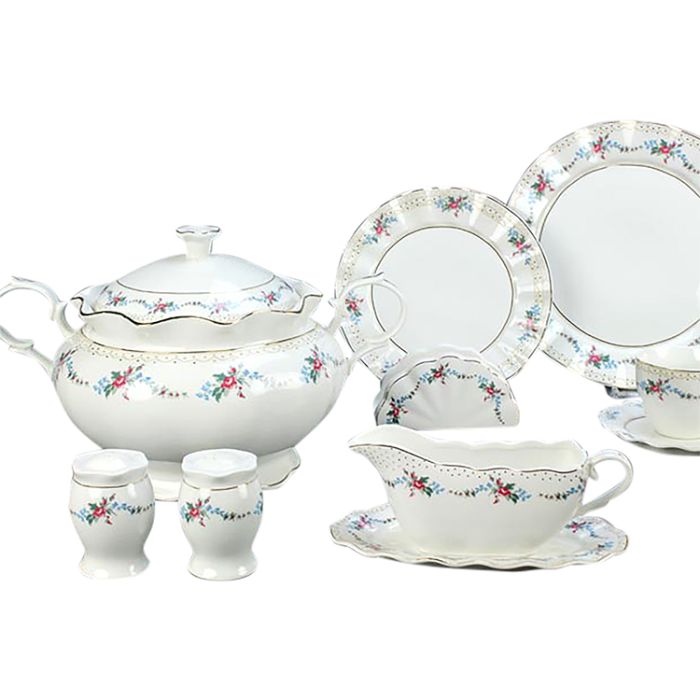 Bricard Dinard Serviesset Wit 84-delig Porselein – productfoto 4