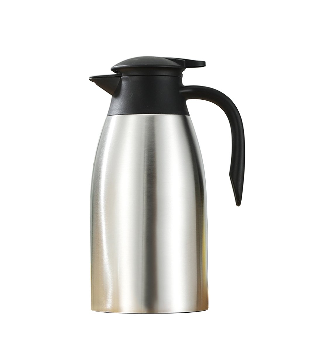 Cheffinger Thermoskan 2 Liter Zilver - RVS Inox - Themosfles - Isoleerkan - TEKZEN