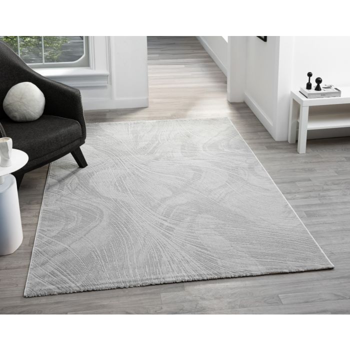 Cinar Carpets Elyse D757A - Vloerkleed Grijs - 10 mm