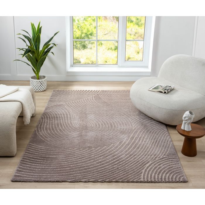 Cinar Carpets Nova C165A - Vloerkleed Zand - 13 mm