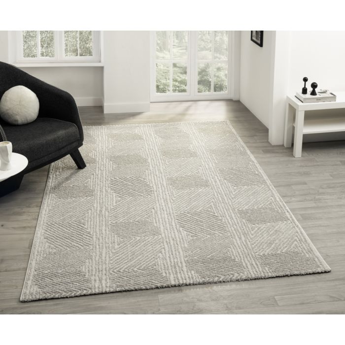 Cinar Carpets Nova D234A - Vloerkleed Grijs - 13 mm