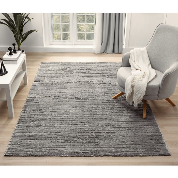 Cinar Carpets Liva D931A - Vloerkleed Grijs - 13 mm