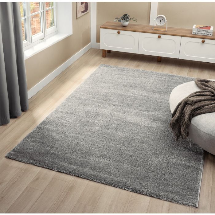 Cinar Carpets Asta 1000A - Vloerkleed Grijs - 20 mm