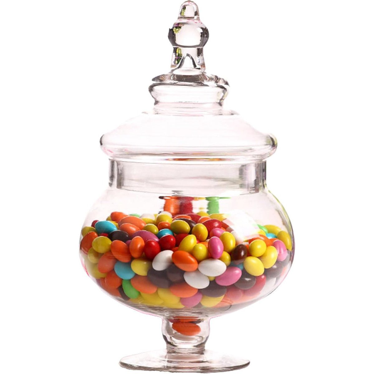 Glozini Glazen Snoeppot met Deksel - 27cm - TEKZEN