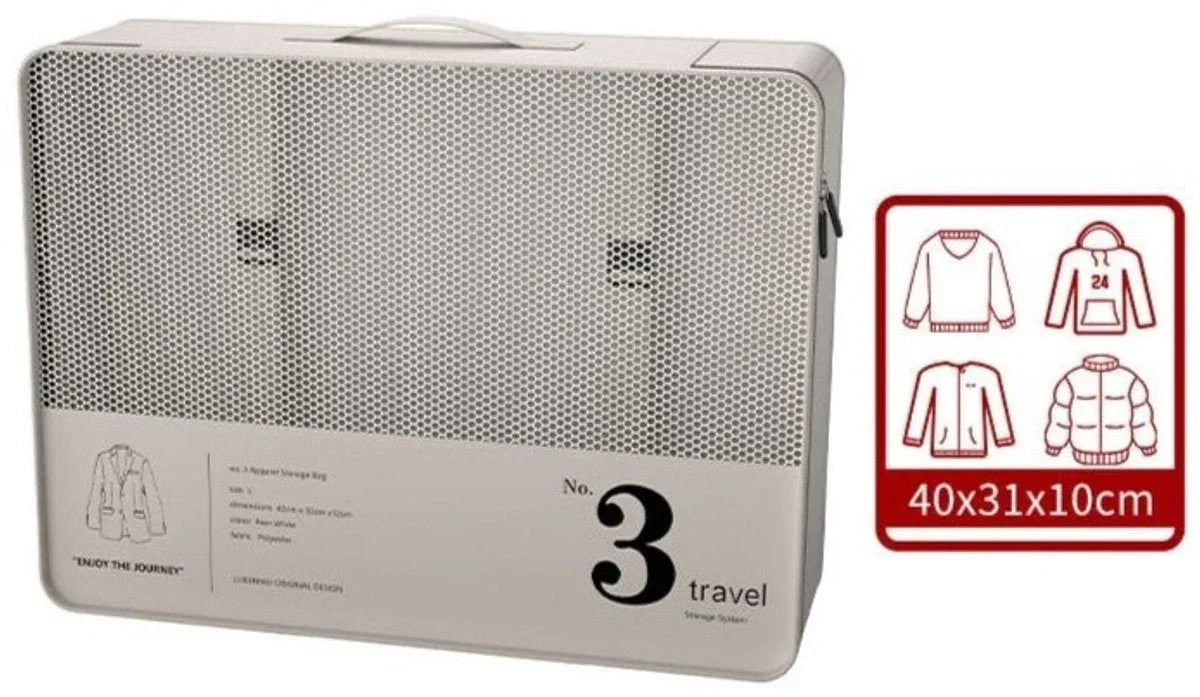 Hauskraft Packing Cube - 7 - delig - Zwart - Koffer Organizer Set - Backpack en Koffer - Travel Cubes - TEKZEN