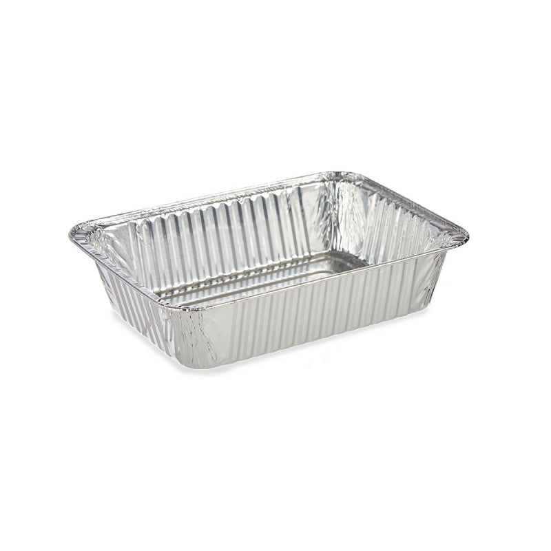 Kinvara Aluminiumschale - 4er-Set - 21,5x15,5x4,5cm - Friseur-Schale - Prep Meal - Take Away - Einweg-Aluminiumschalen