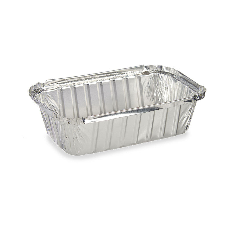 Kinvara Aluminiumschale mit Deckel - 6er Set - 22x11x6cm - Friseursalon Schale - Essensvorbereitung - Take Away - Einweg-Aluminiumschalen