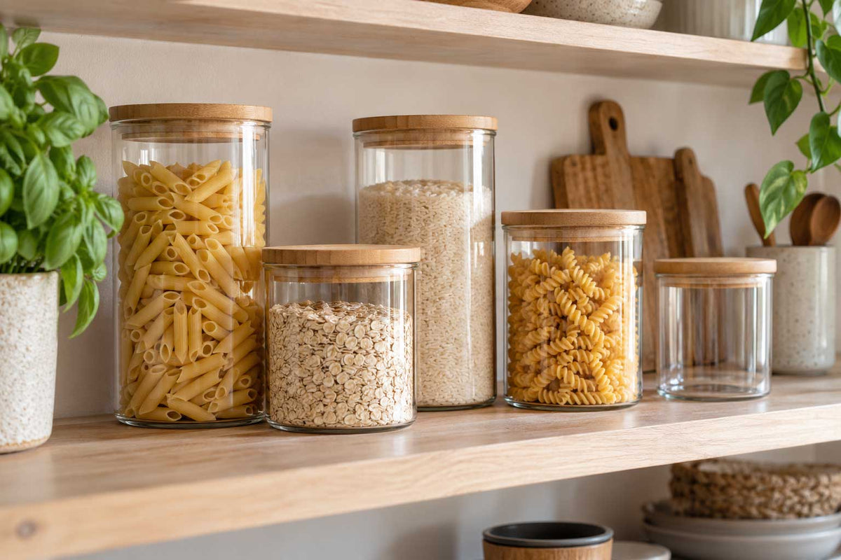 Voorraadpotten kiezen: welke formaten heb je nodig?