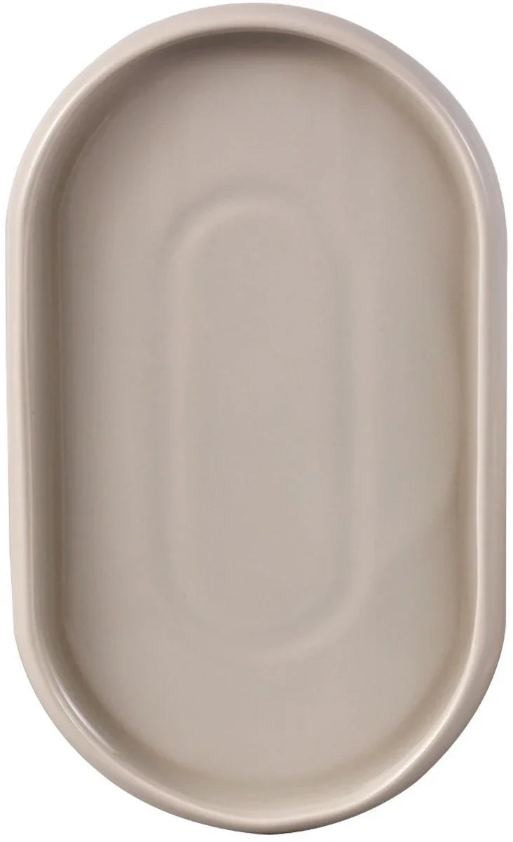 Bricard Bondy - Porzellan Geschirrset - Dinner Set - 25-teilig - 6-Personen - Taupe