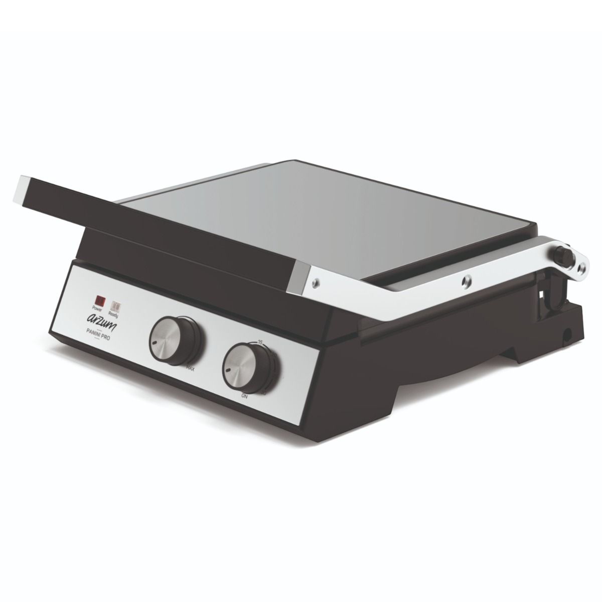 Arzum Panini Pro Grill & Sandwichmaker - Inox - Zilver - 2000W