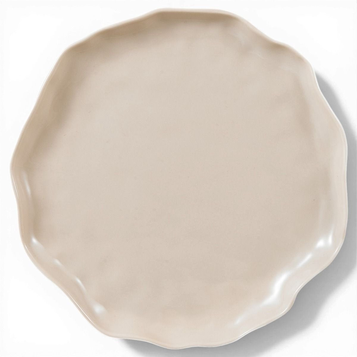 Bricard Angles - Porzellan Geschirrset - Tafelservice - 27-teilig - 6-Personen - Taupe - Japandi