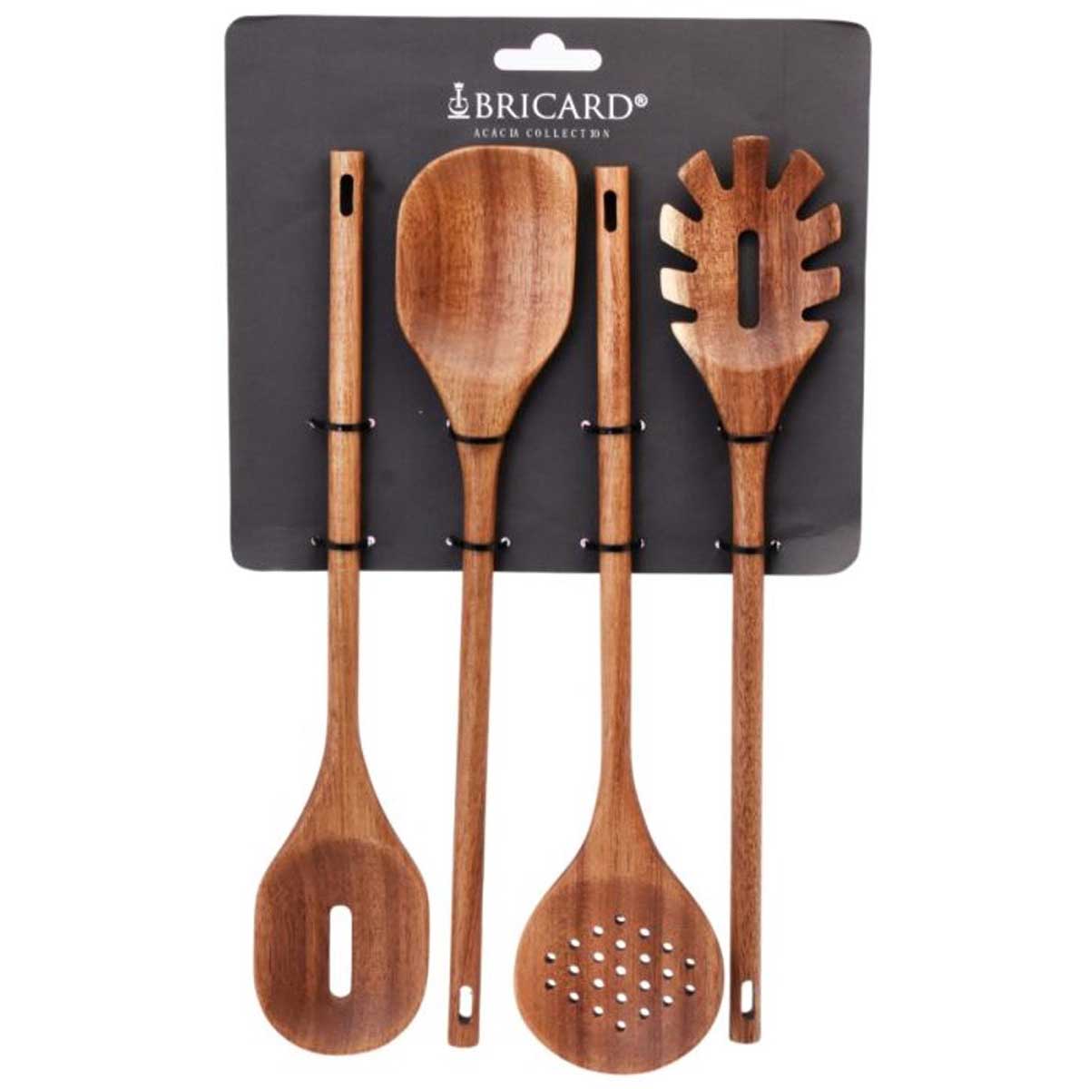 Bricard Keukengerei Set - 4-delig - Acacia Hout