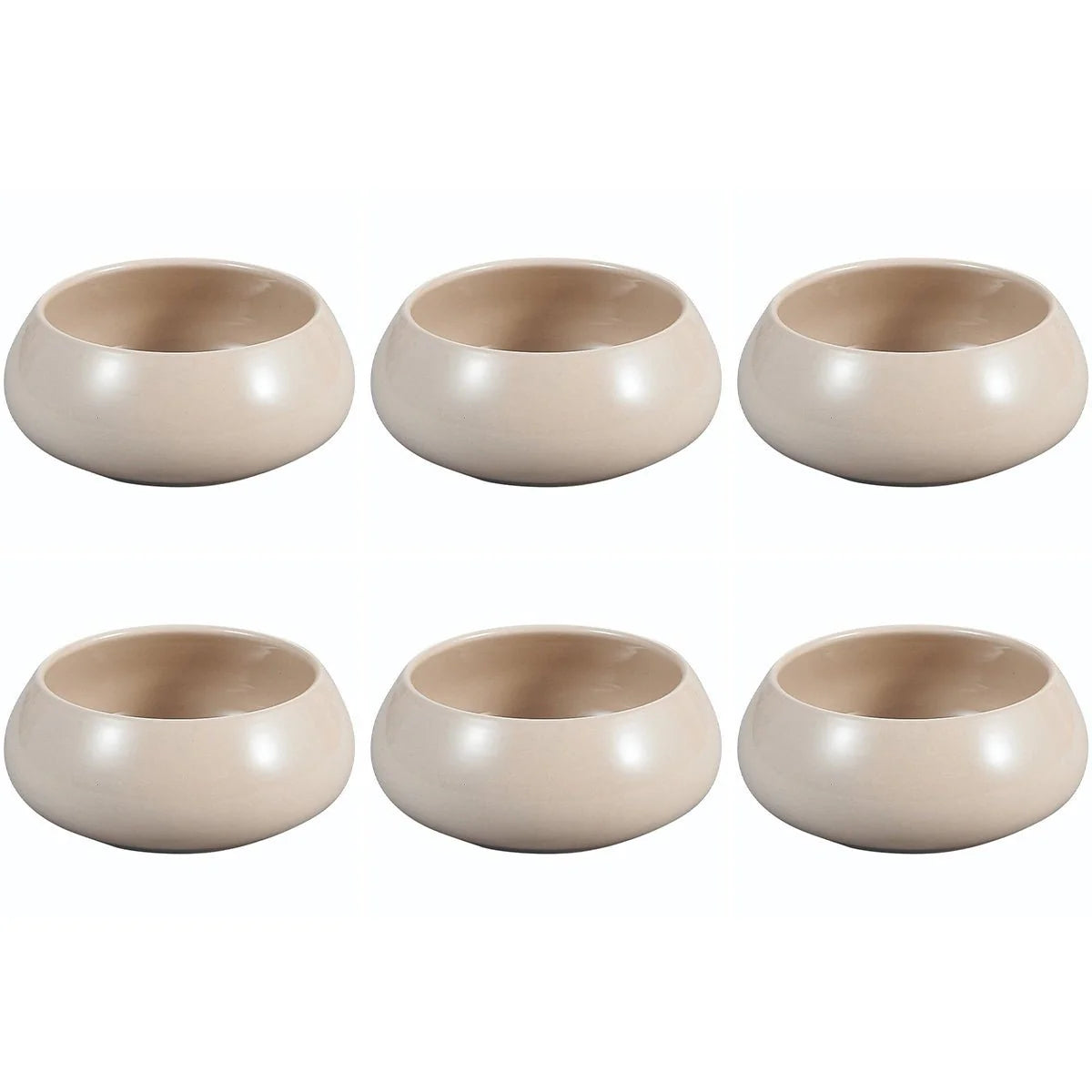 Bricard Bondy - Kommenset - 6-delig - Taupe - Ø11,5X4,8cm