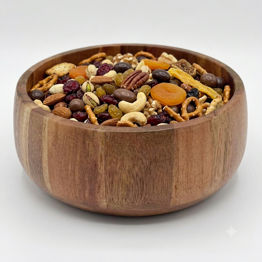 Bricard Kom - Ø14 x 6.3 cm - Acacia Hout