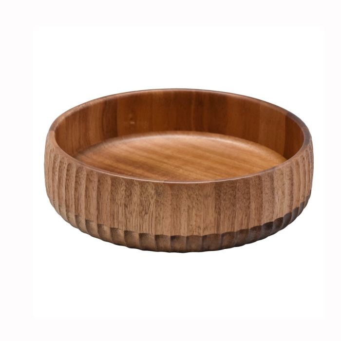 Bricard Kom - Ø22 x 6 cm - Acacia Hout