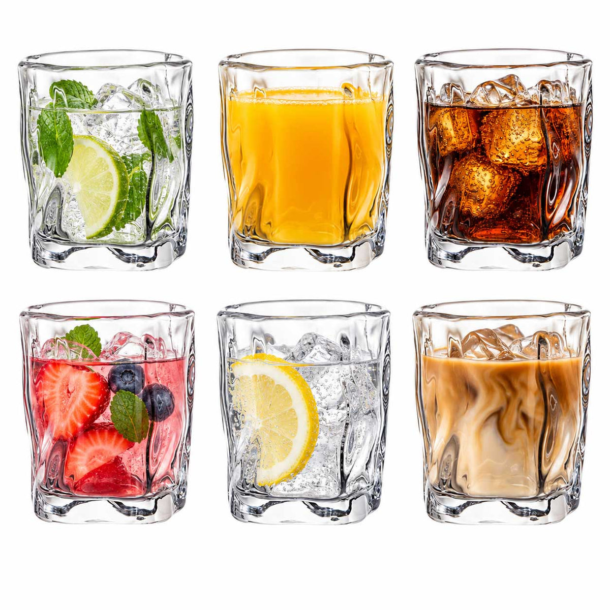 Bricard Ronda - Tumbler - Drinkglazen - Set van 6 - Waterglas