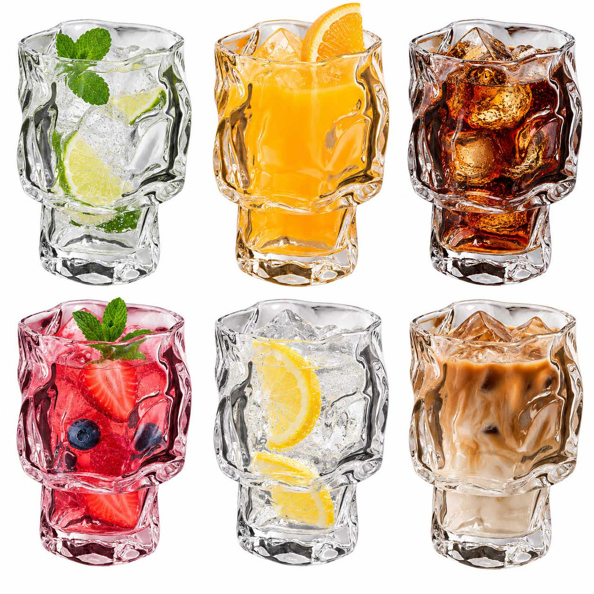 Bricard Ronda - Tumbler Glazen - Set van 6 - Drinkglazen - Waterglas
