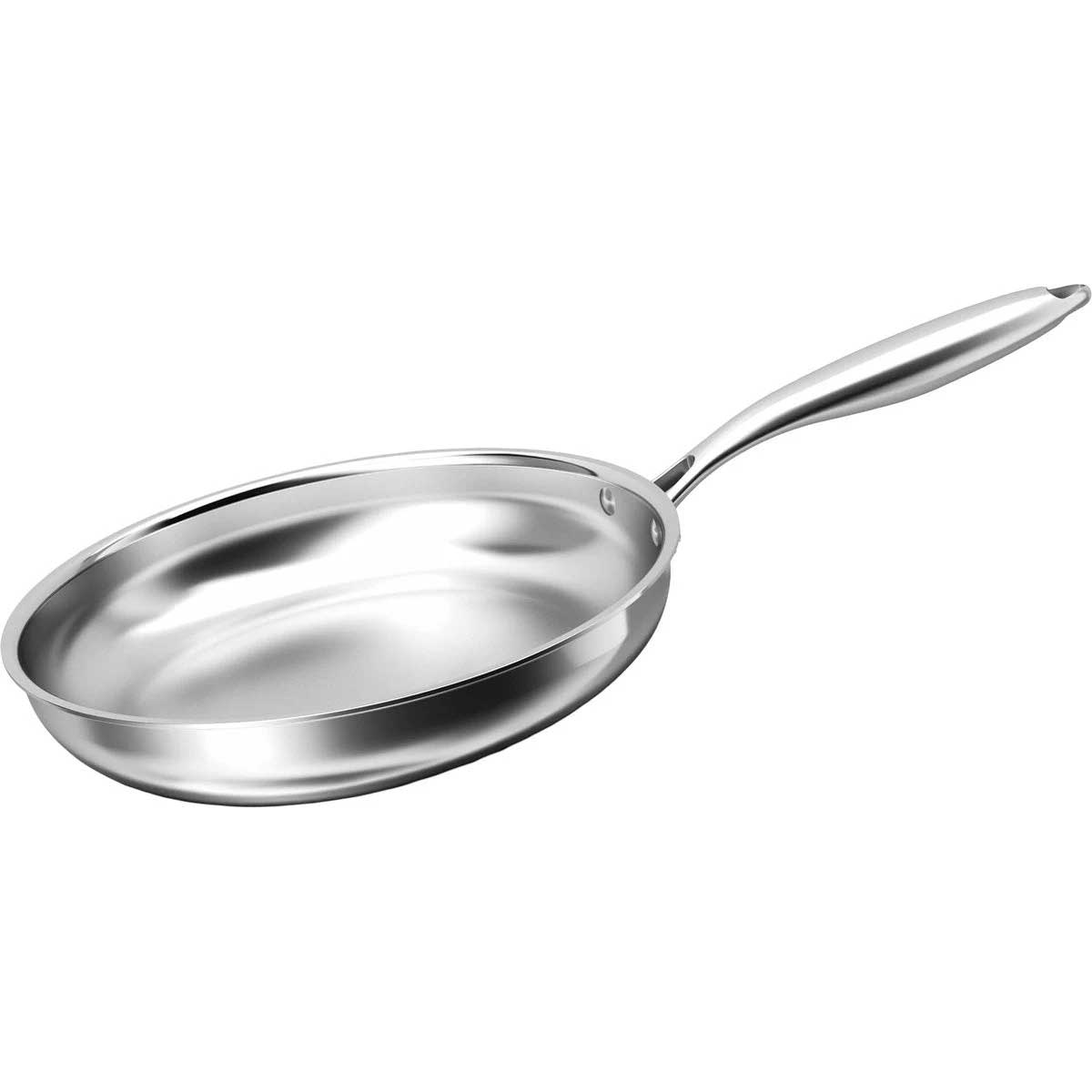 Cheffinger Koekenpan - 24cm - RVS - Zilver – productafbeelding
